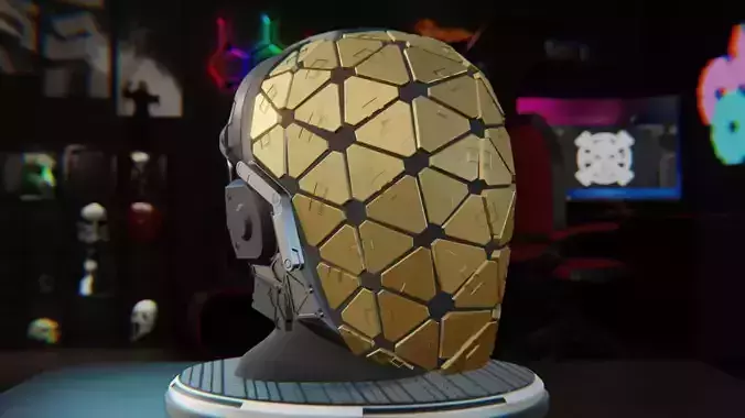 DeusEx Mankind Divided Helmet 3D print model