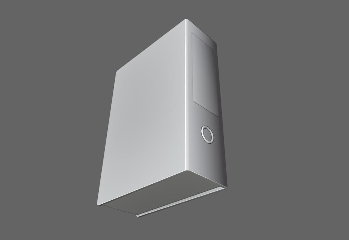 Archive Folder - File - Pasta de arquivos Low-poly 3D model_9