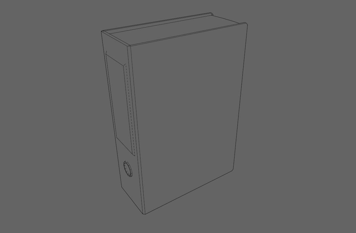 Archive Folder - File - Pasta de arquivos Low-poly 3D model_12