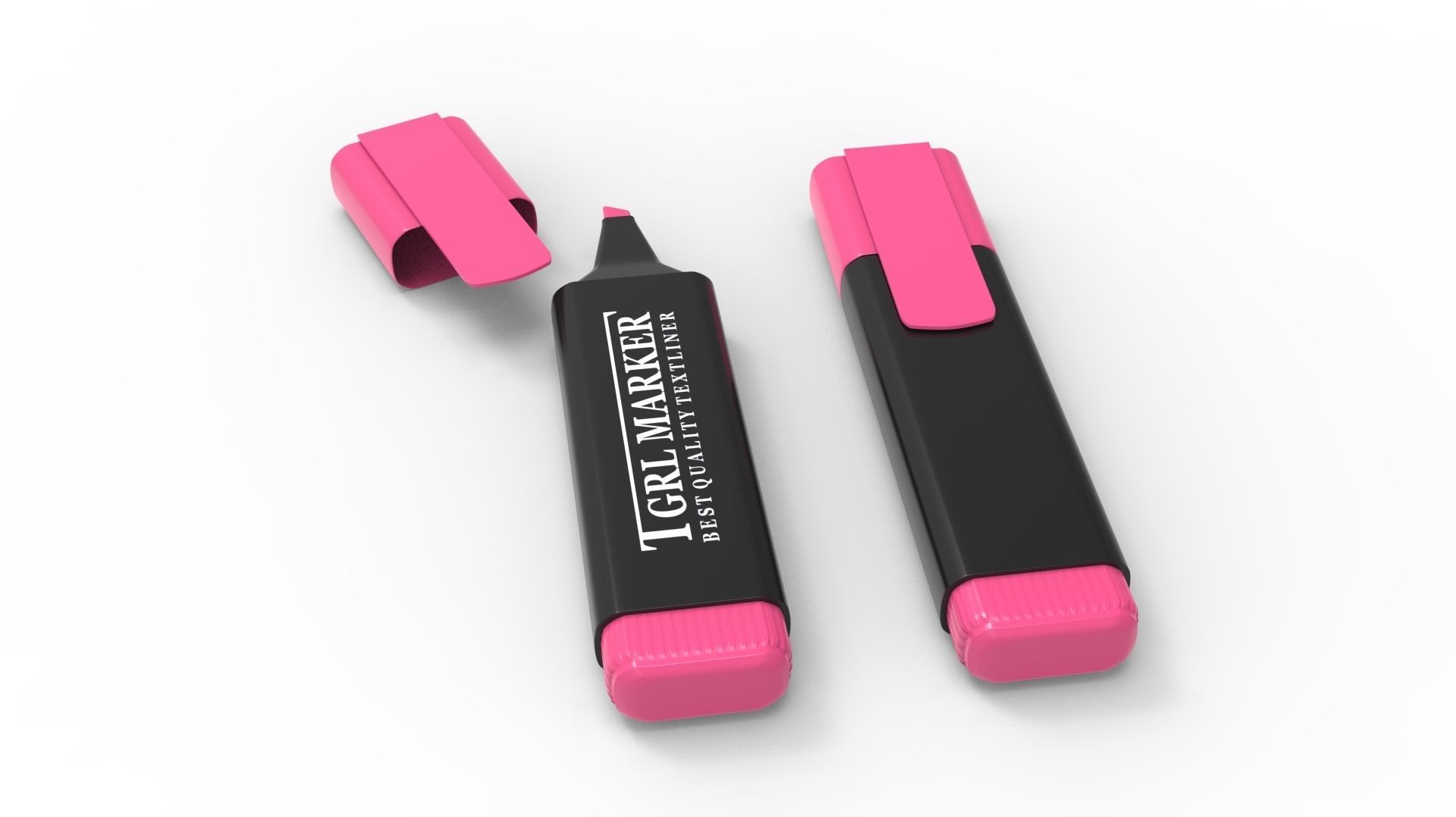 MARKER PINK 3D model_17