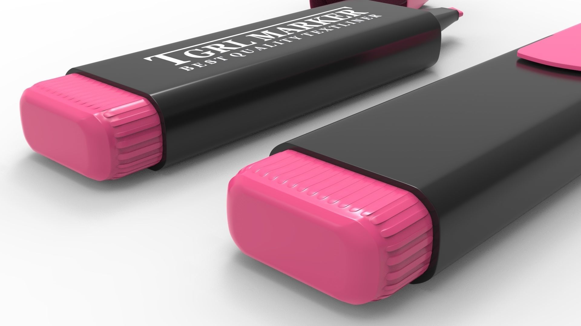 MARKER PINK 3D model_27