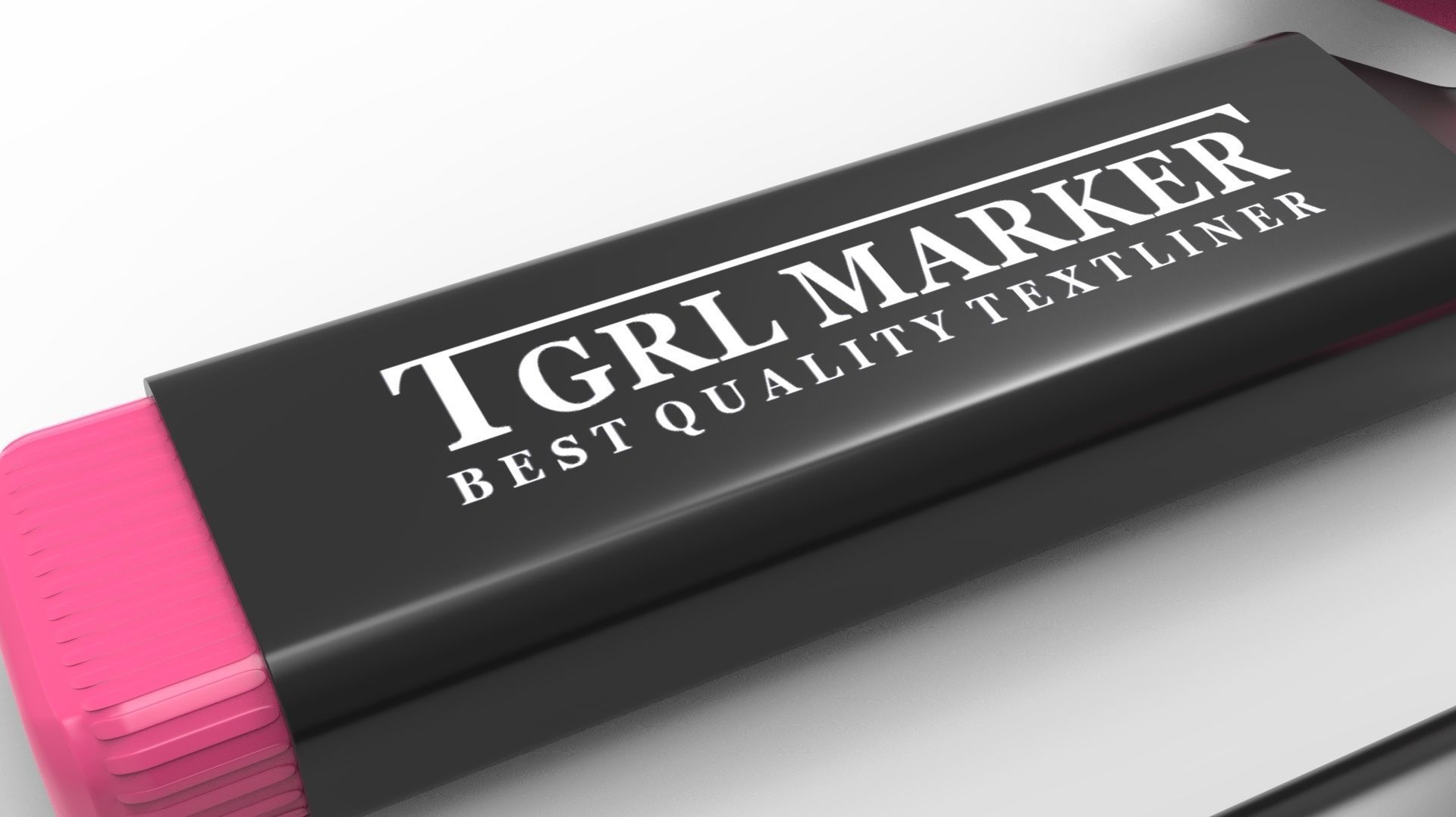 MARKER PINK 3D model_28