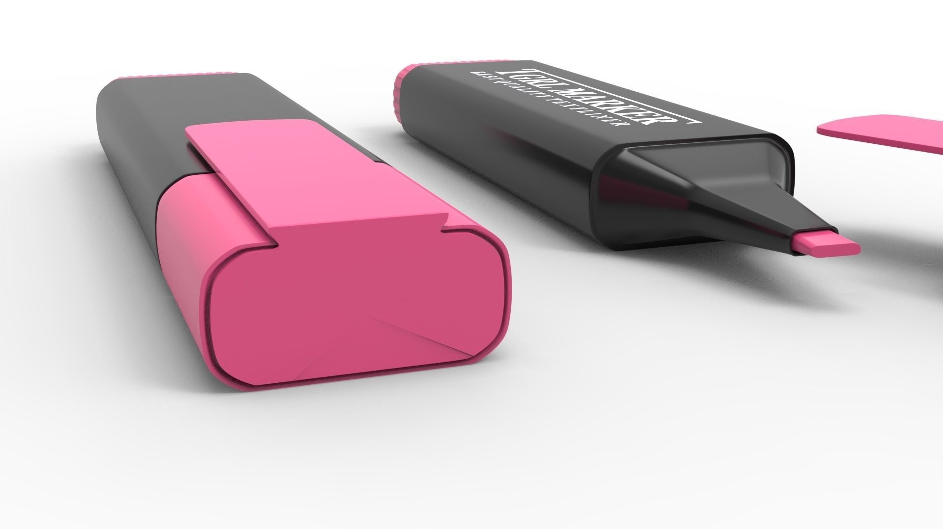 MARKER PINK 3D model_24