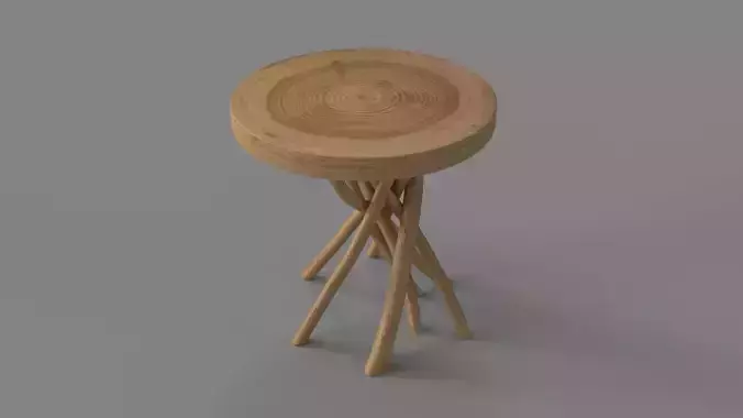 Liberte Round Side Table Natural