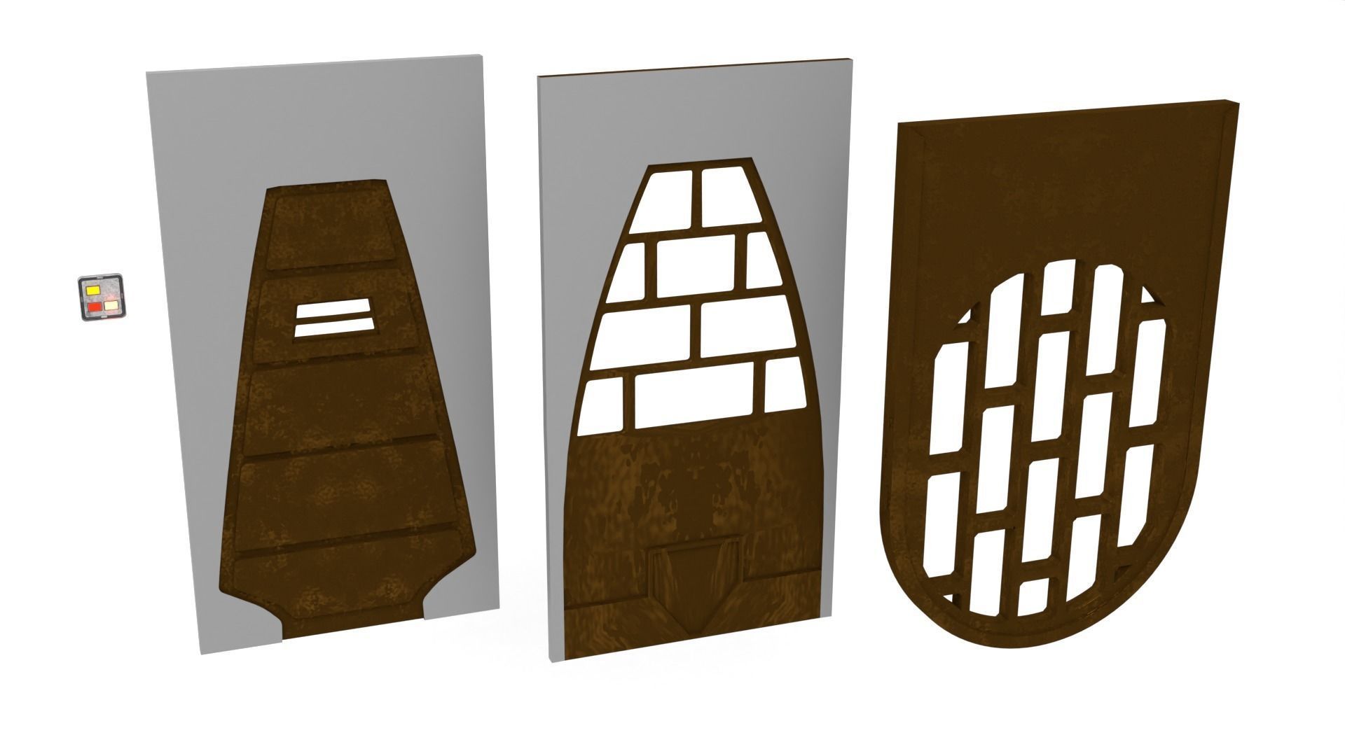 Rancor Keeper Door 1-6 scale Hottoys 3D print model_4