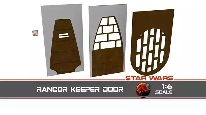 Rancor Keeper Door 1-6 scale Hottoys 3D print model
