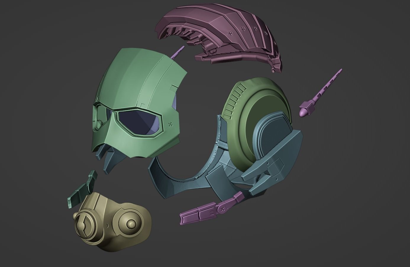 Ant-Man Helmet 3D print model_9