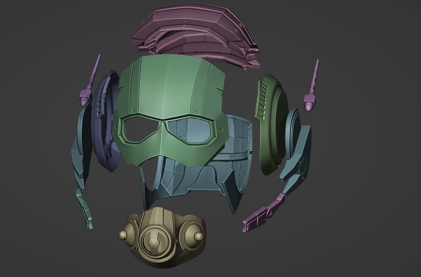 Ant-Man Helmet 3D print model_8