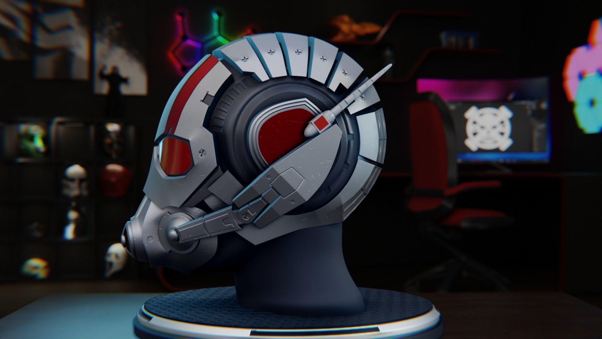 Ant-Man Helmet 3D print model_2
