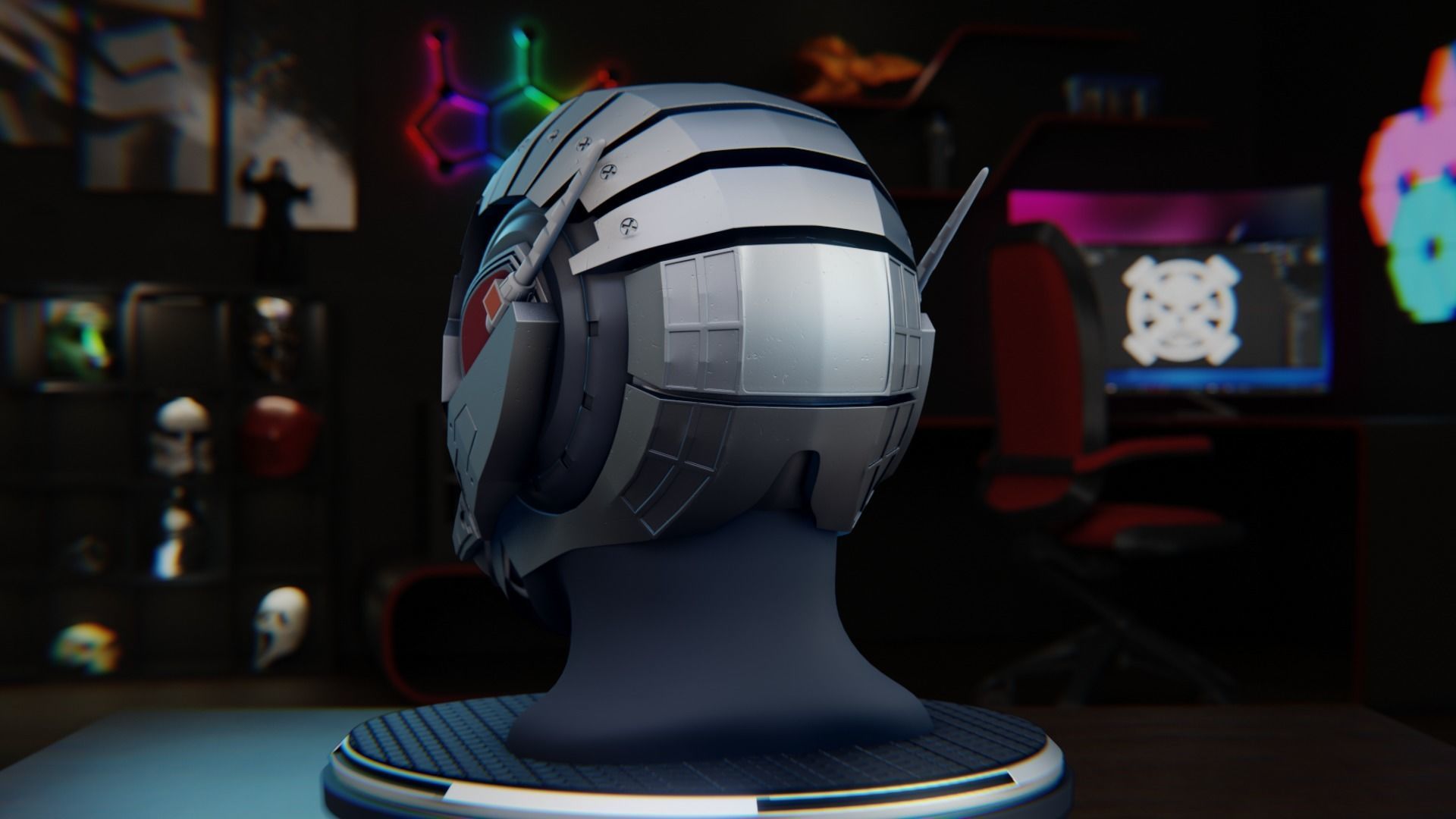 Ant-Man Helmet 3D print model_3