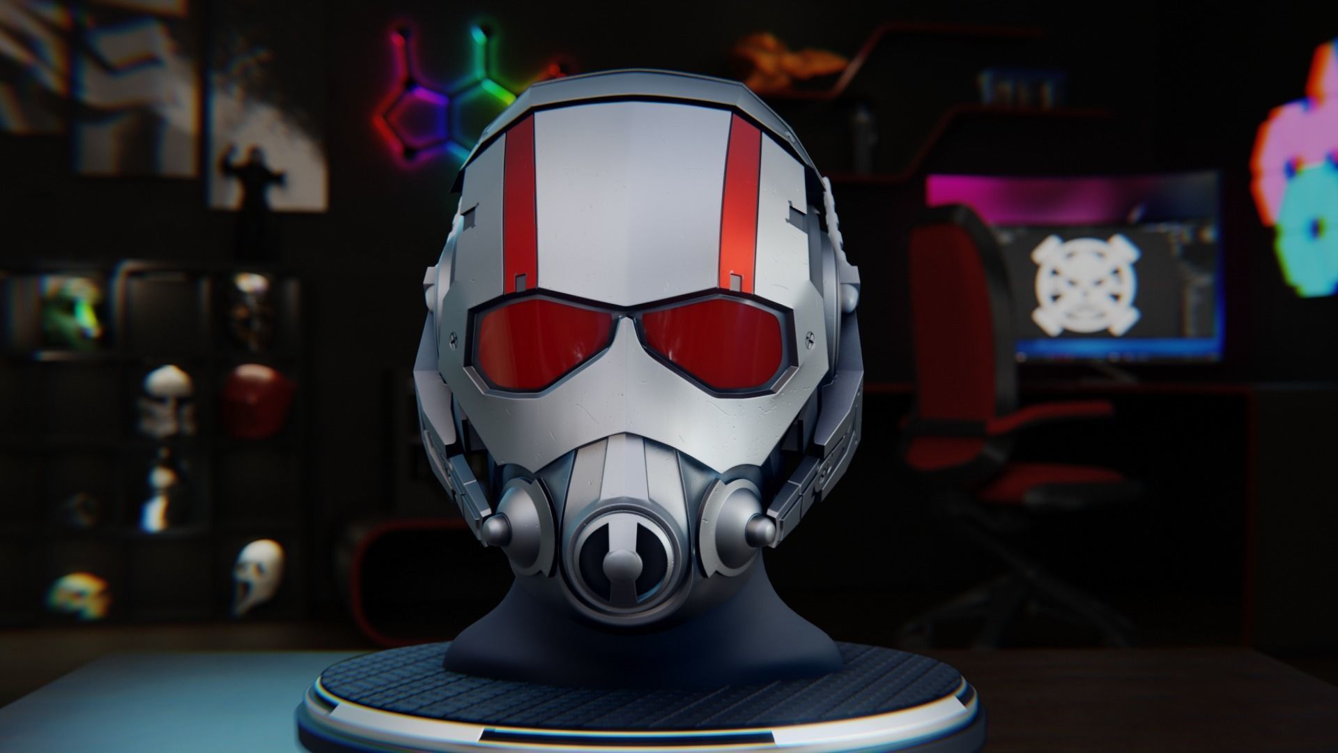 Ant-Man Helmet 3D print model_4