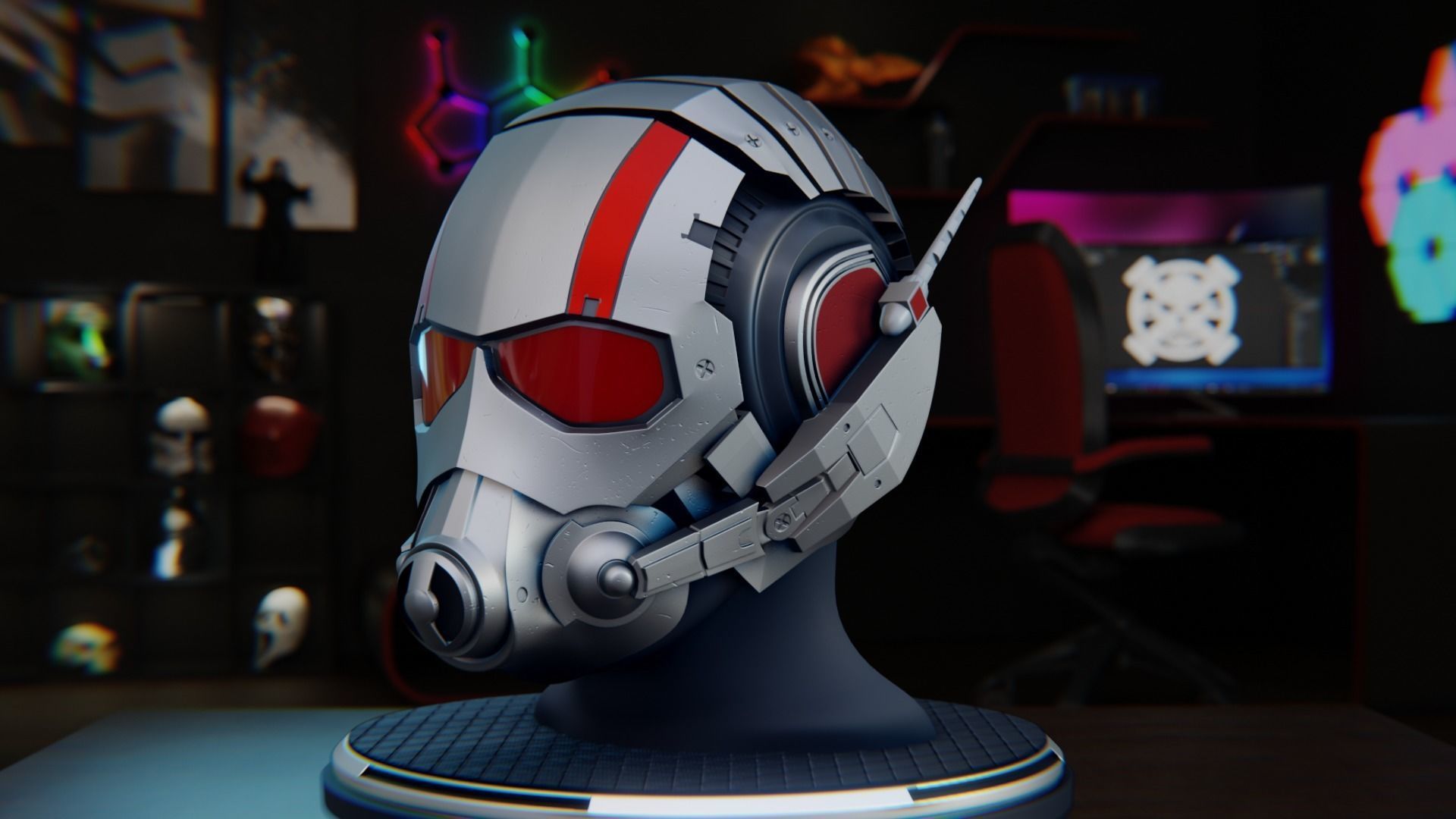 Ant-Man Helmet 3D print model_1