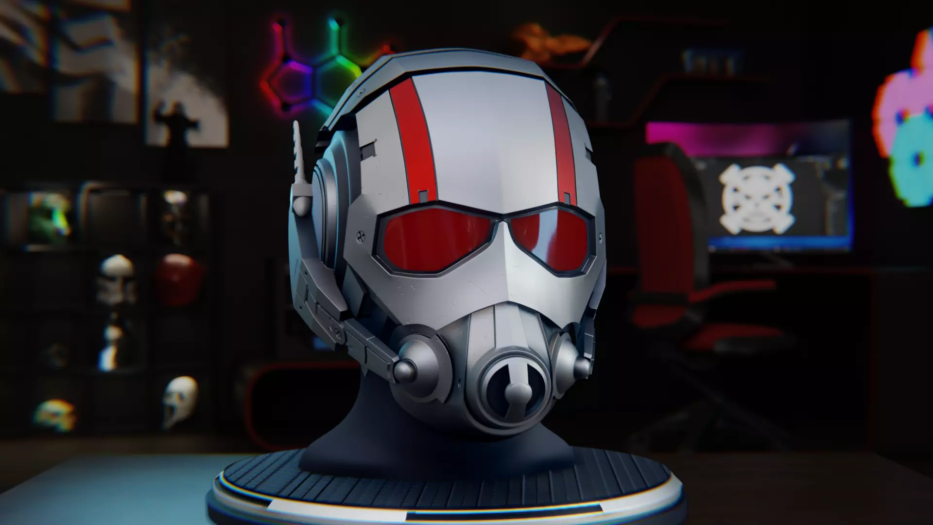 Ant-Man Helmet 3D print model_0