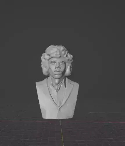Jimi Hendrix 3D print model