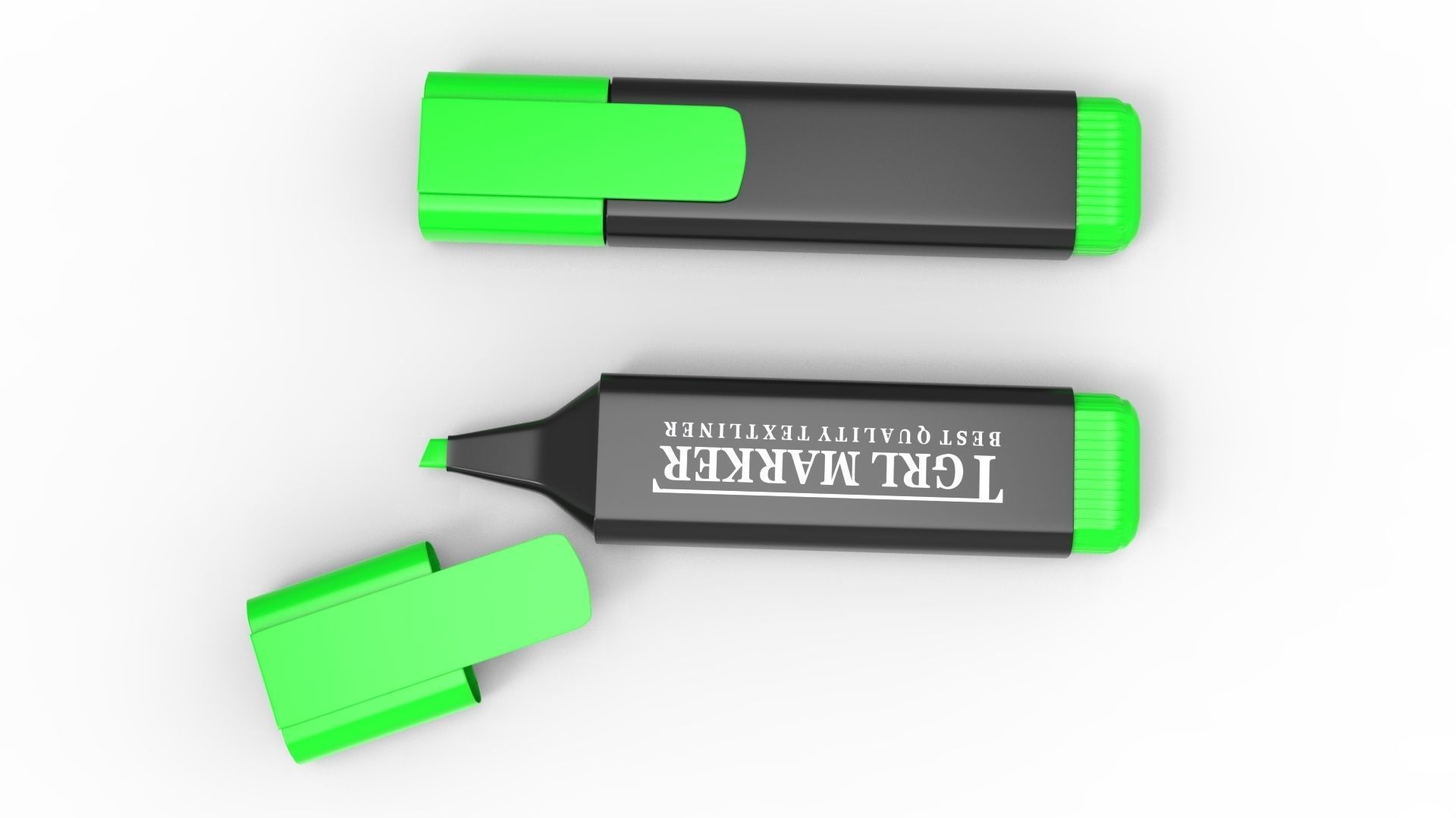 MARKER GREEN 3D model_39
