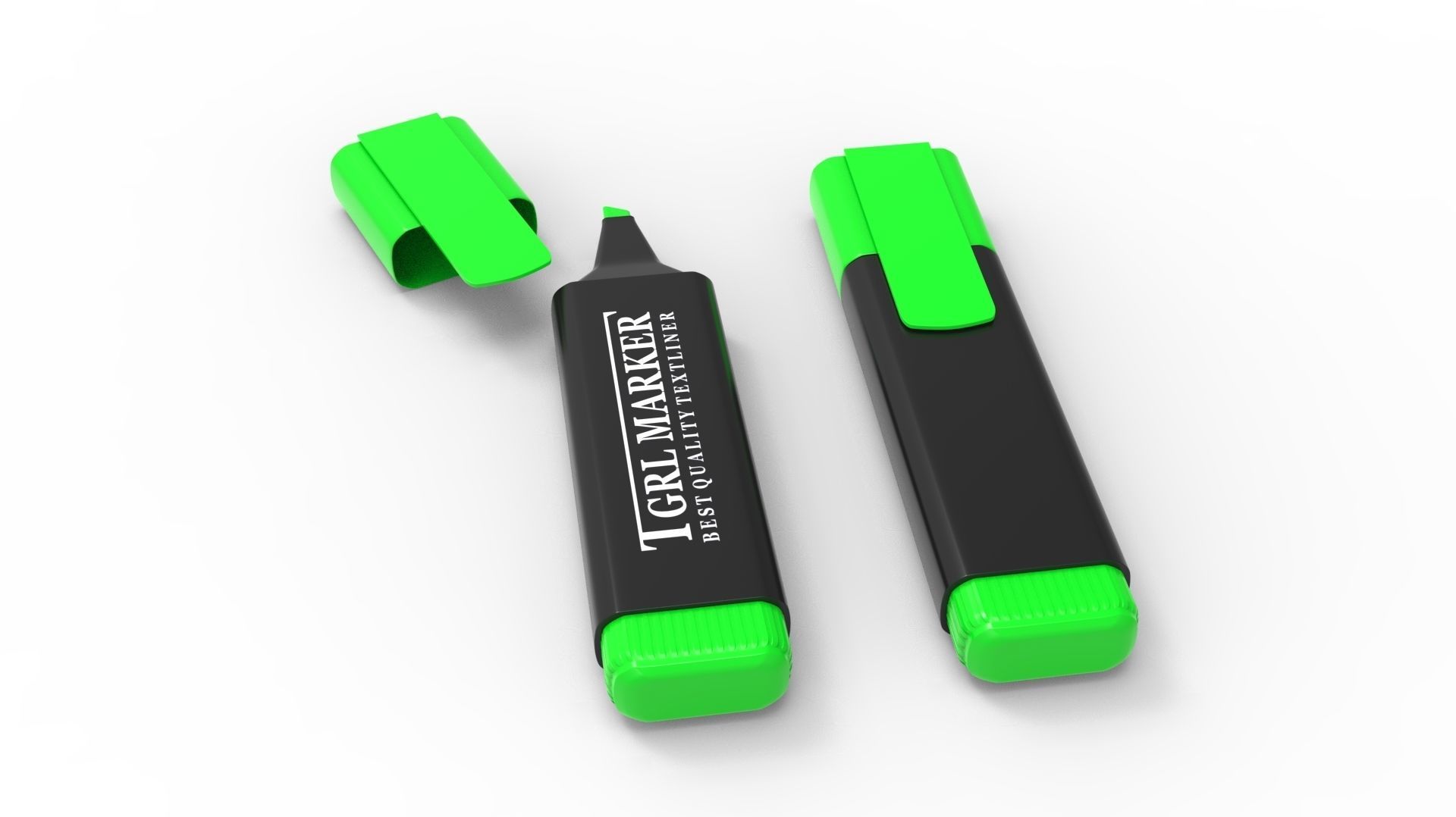 MARKER GREEN 3D model_17