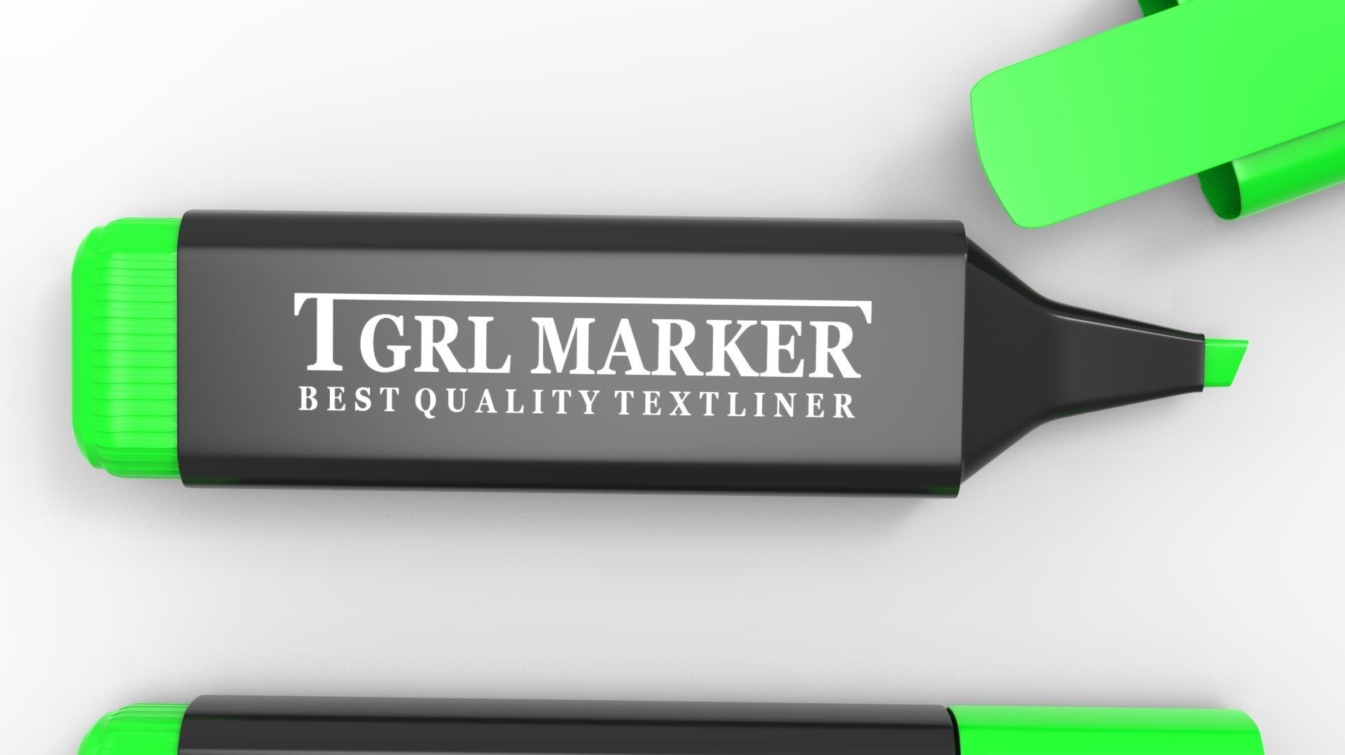 MARKER GREEN 3D model_11