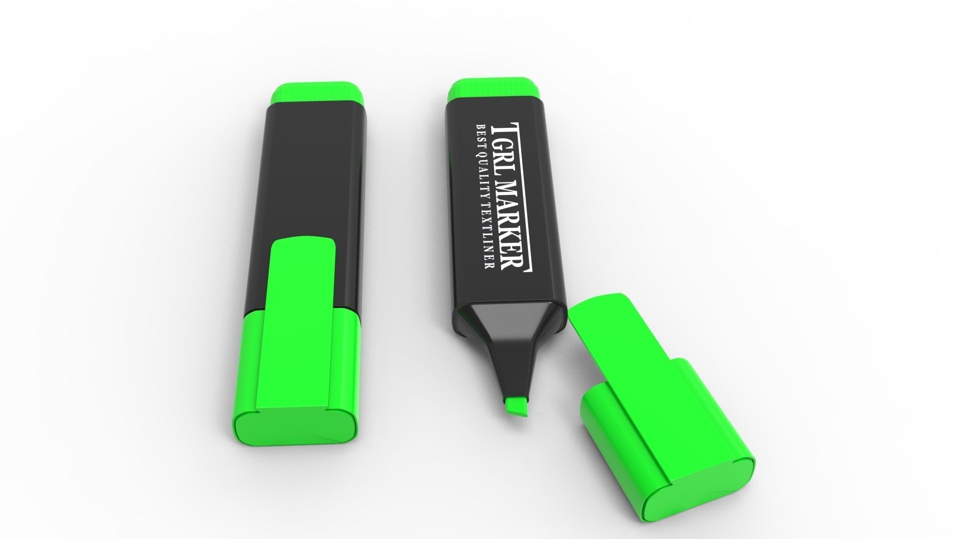 MARKER GREEN 3D model_23