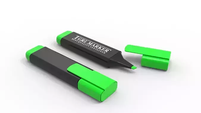 MARKER GREEN 3D model
