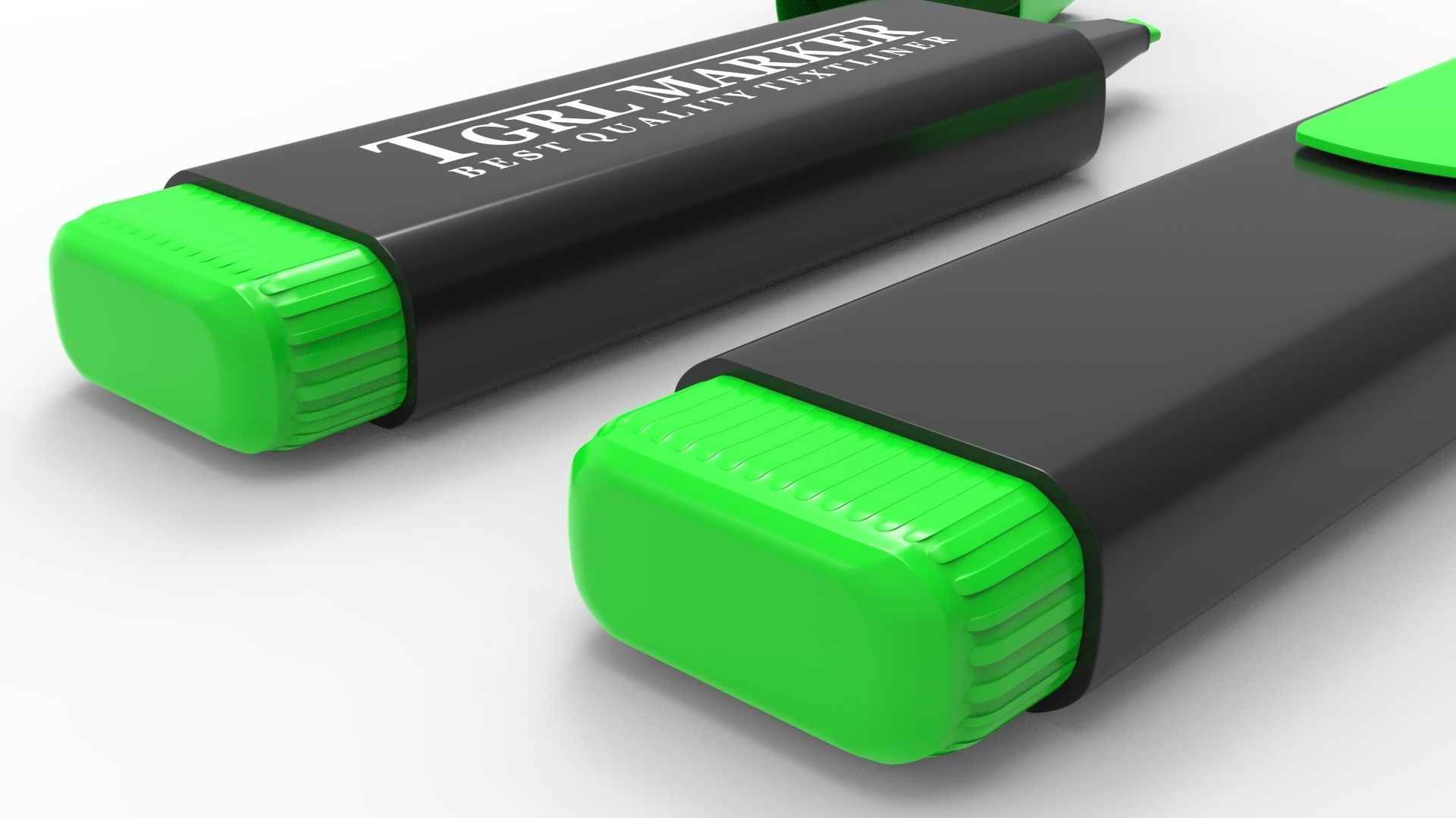 MARKER GREEN 3D model_5