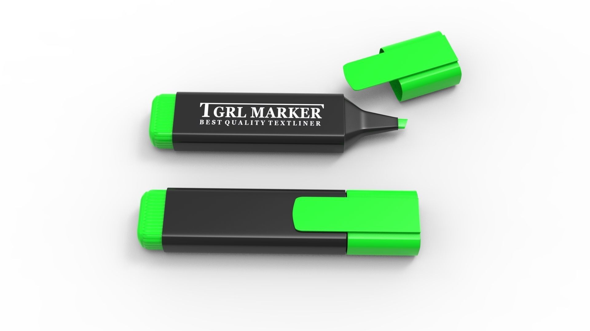 MARKER GREEN 3D model_41