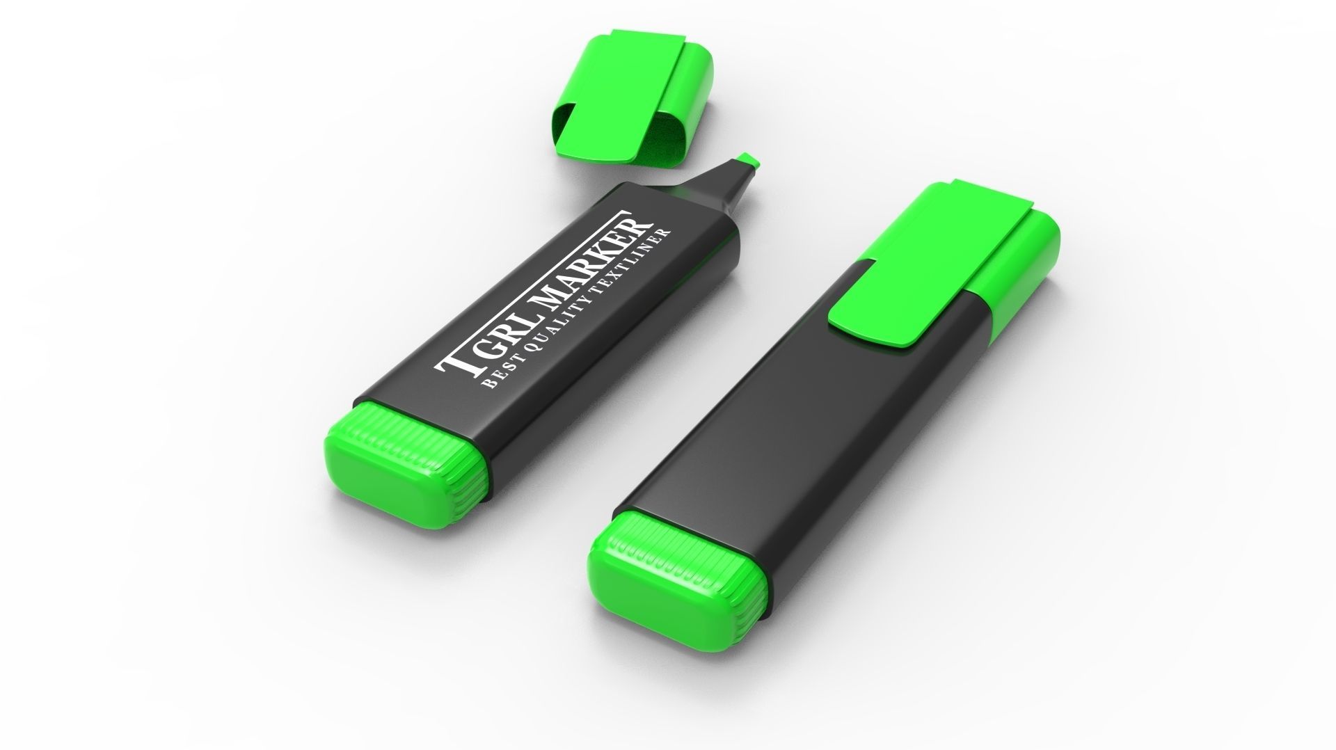 MARKER GREEN 3D model_26