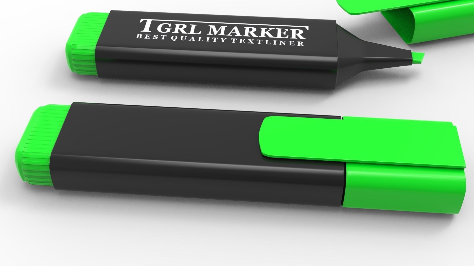 MARKER GREEN 3D model_29