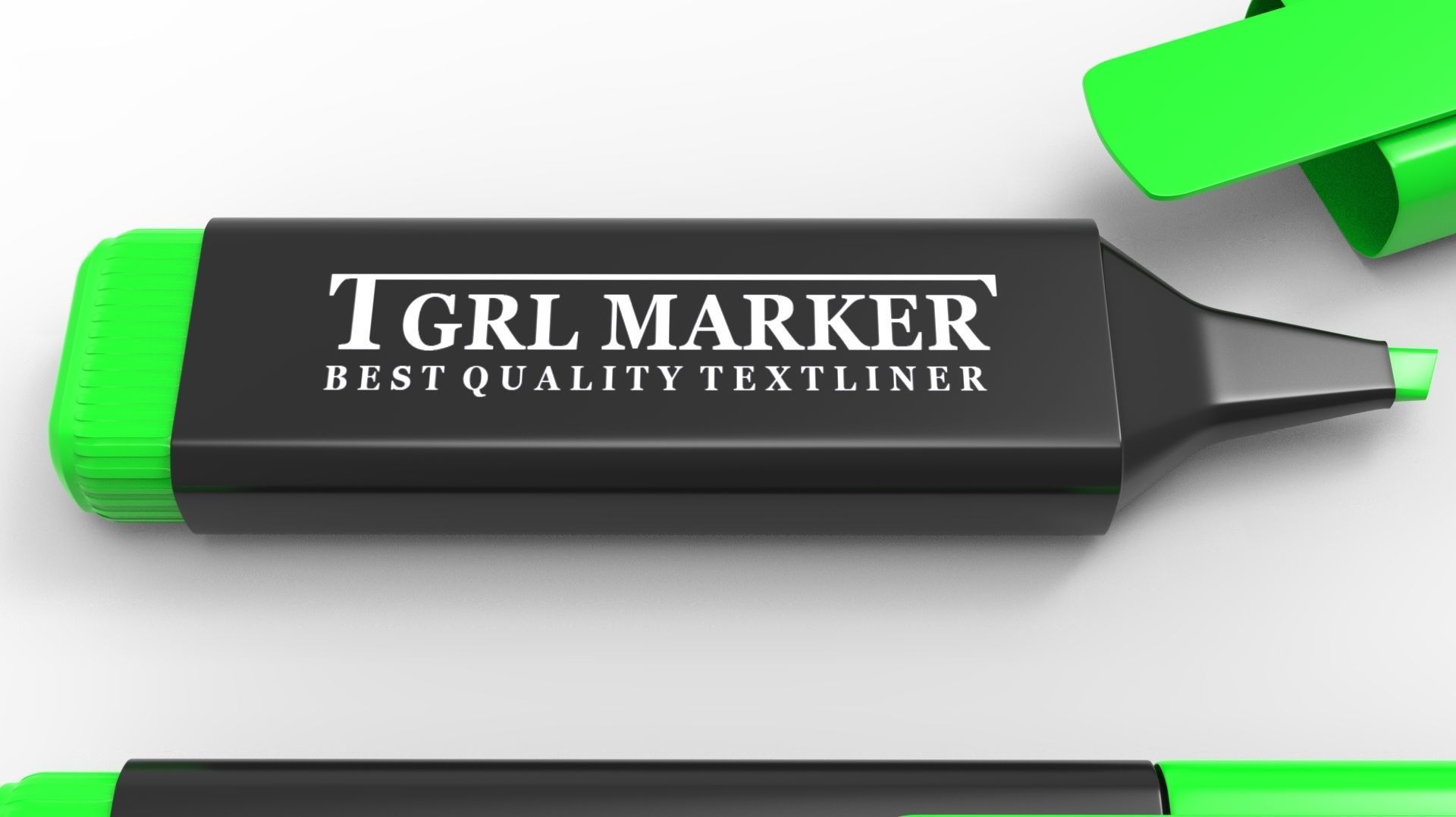 MARKER GREEN 3D model_28