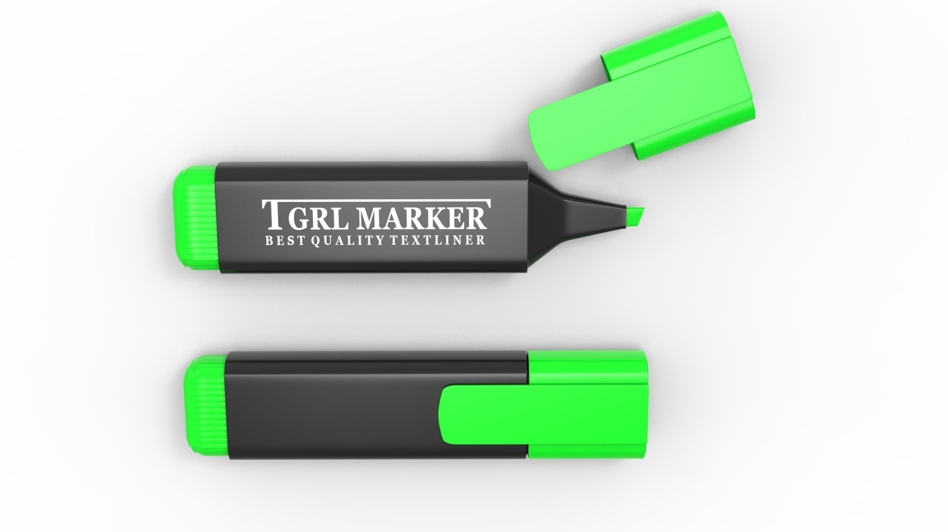 MARKER GREEN 3D model_37