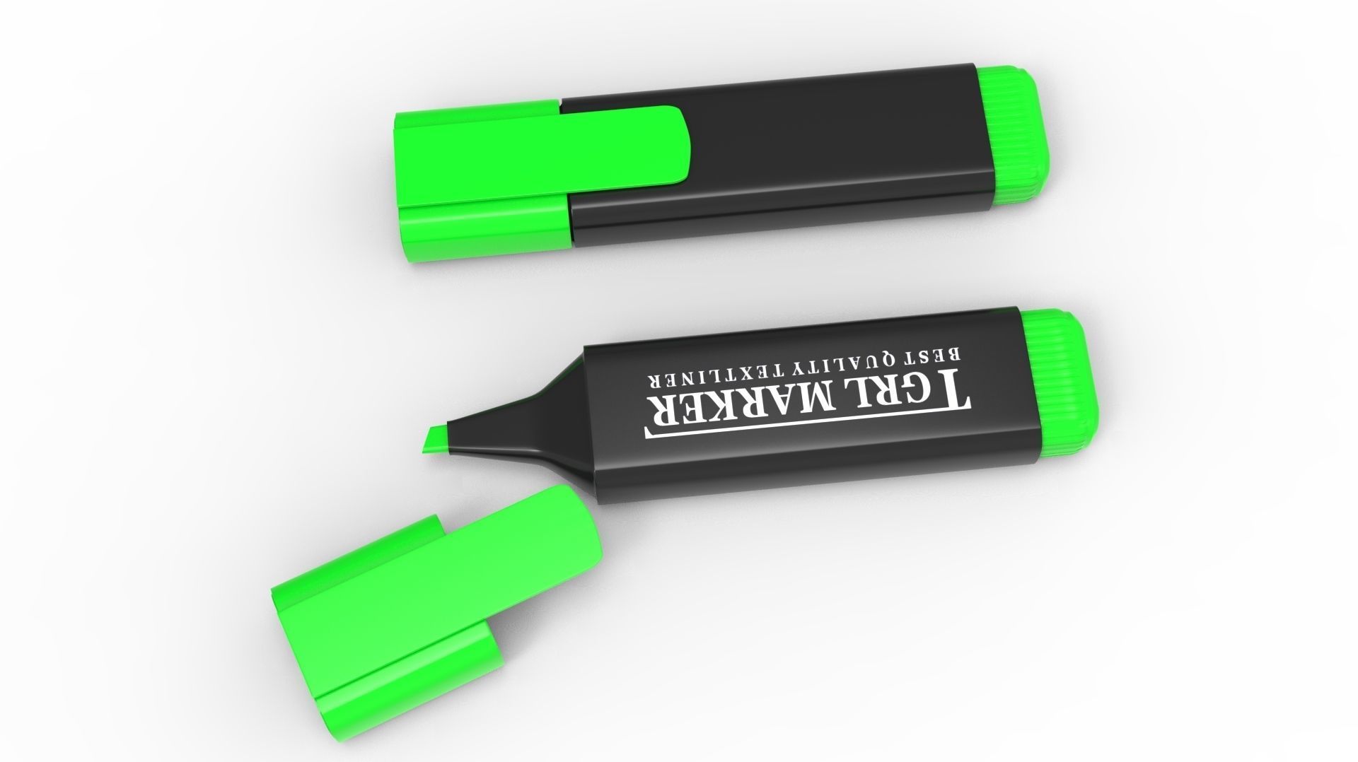 MARKER GREEN 3D model_15
