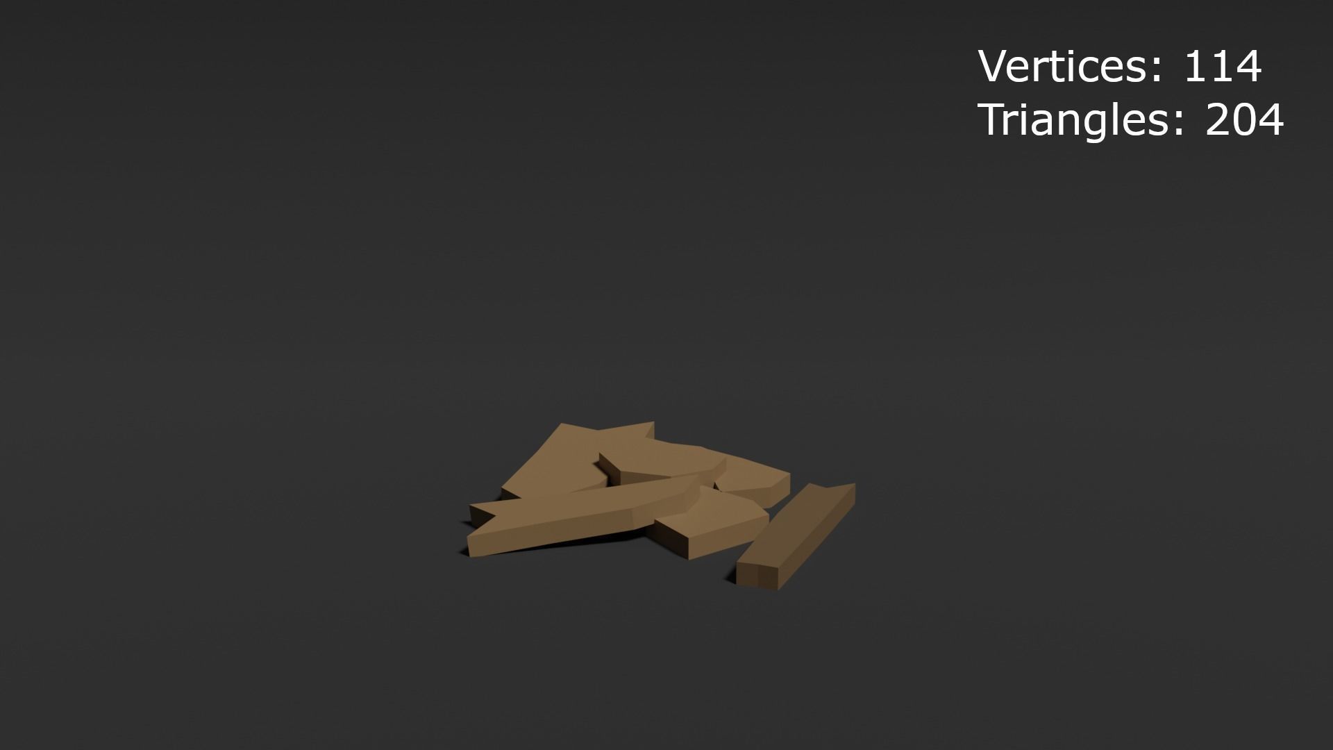 Low Poly Style Crate Assets Low-poly 3D model_6
