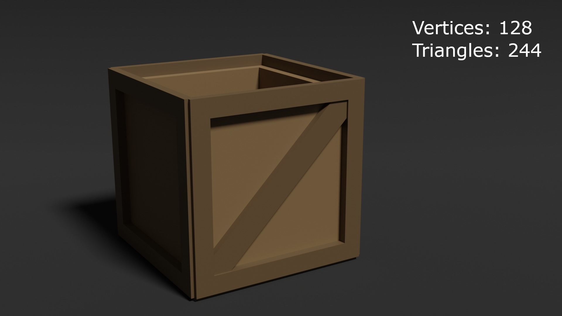 Low Poly Style Crate Assets Low-poly 3D model_10