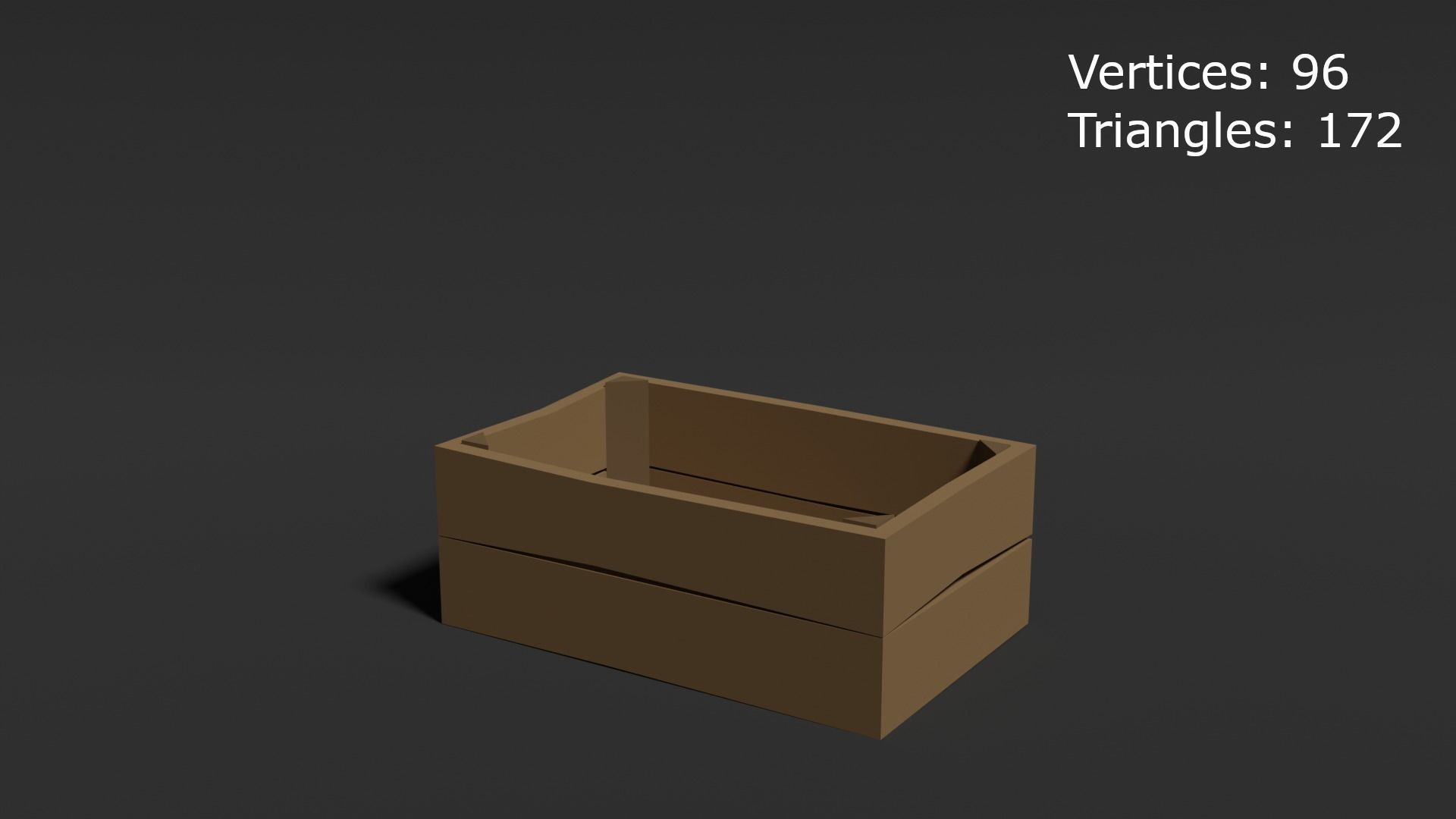 Low Poly Style Crate Assets Low-poly 3D model_2