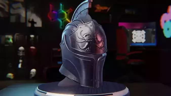  Faraam Knight Helmet from Dark Souls