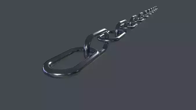 Chain 3D Model Low-poly 3D model