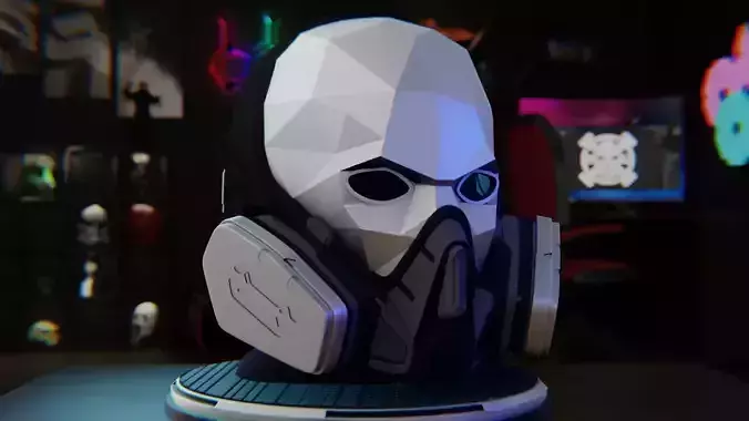 Gazmask from DeusEx Mankind Divided 3D print model