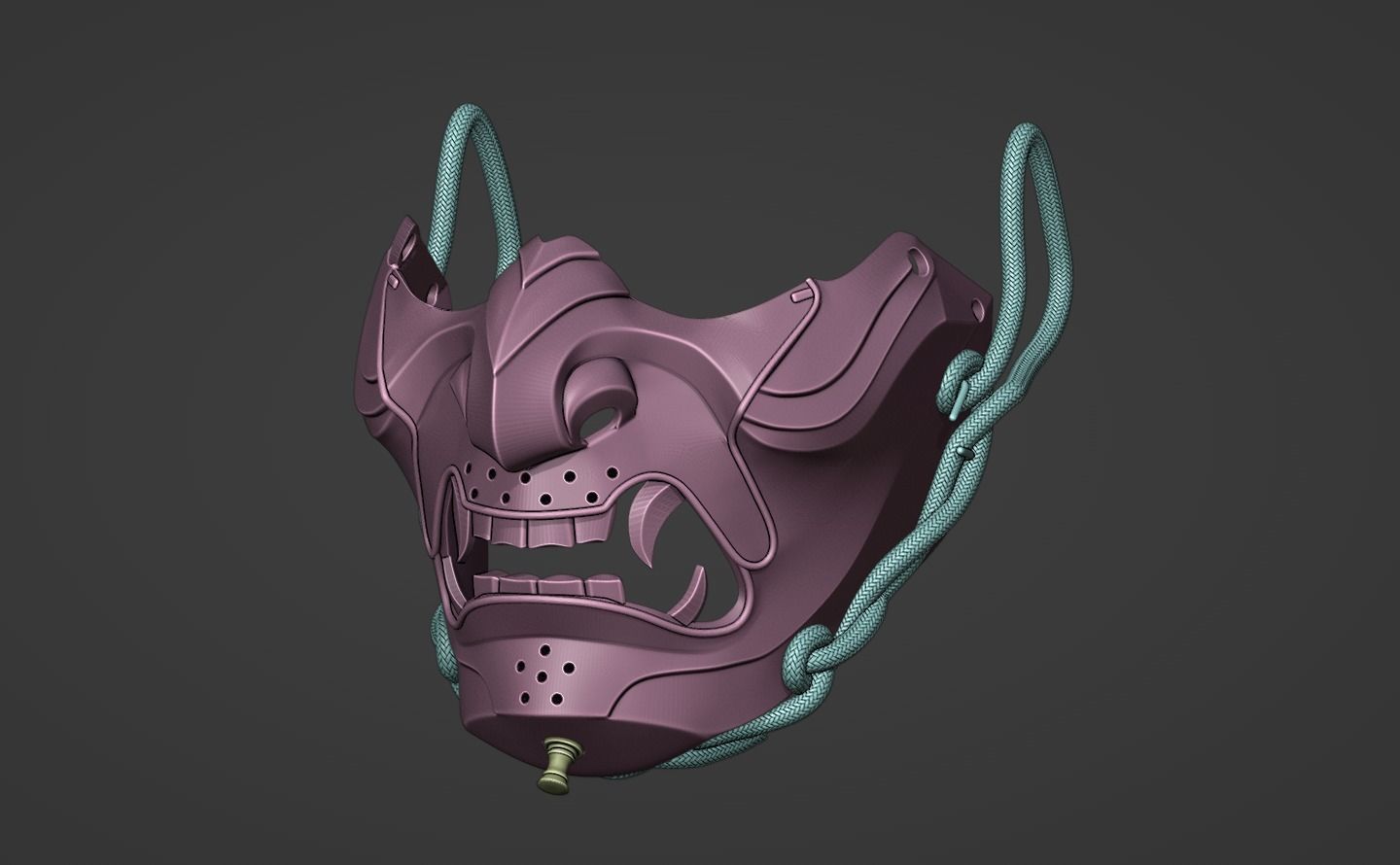 Mask from Ghost of Tsushima 3D print model_3