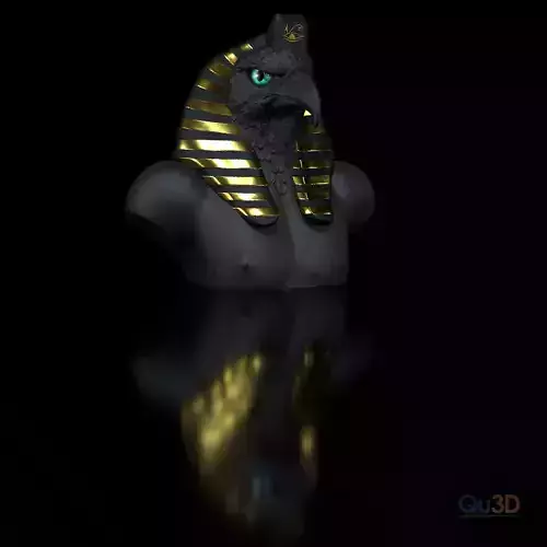 Horus Sun God Anubis Bust 