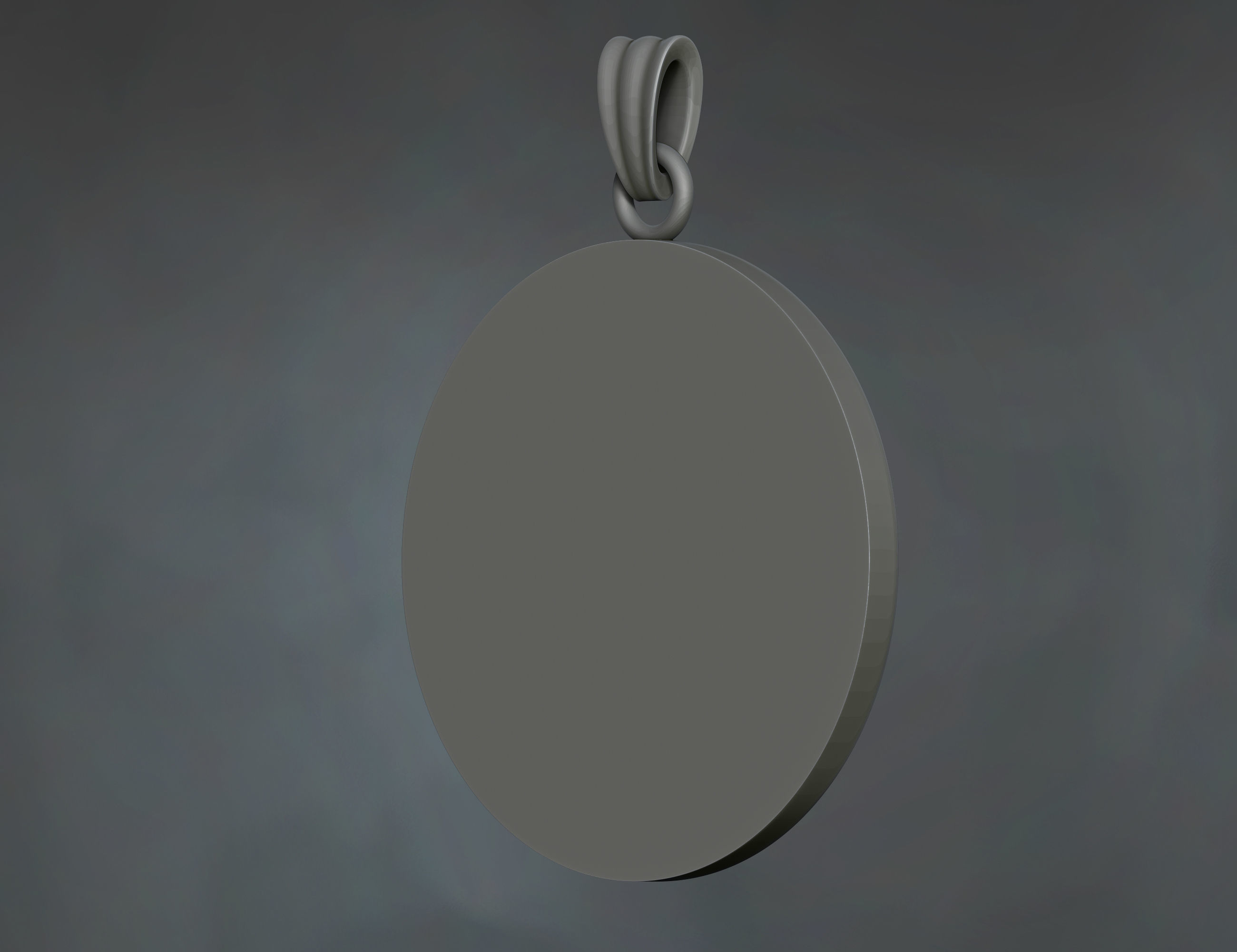 Wolf Pendant Jewelry Free 3D print model_7