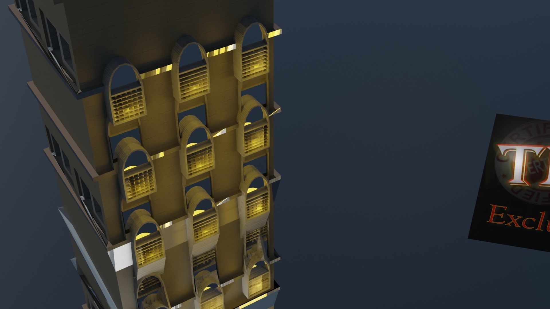 building - Exlusive building -trademark- Exclusive Purchaser 3D model_1