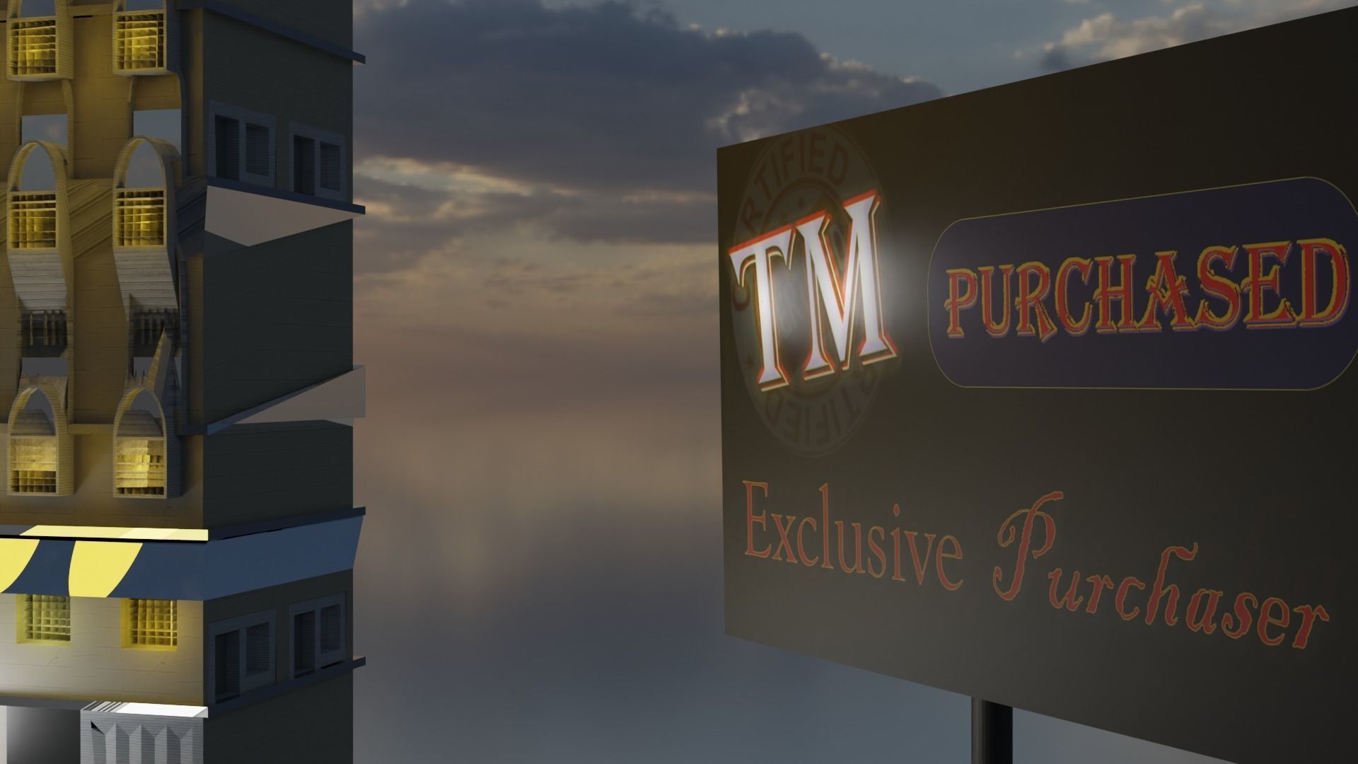 building - Exlusive building -trademark- Exclusive Purchaser 3D model_2