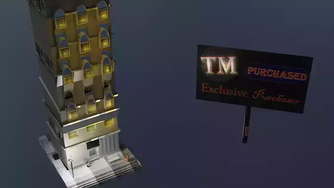 building - Exlusive building -trademark- Exclusive Purchaser 3D model