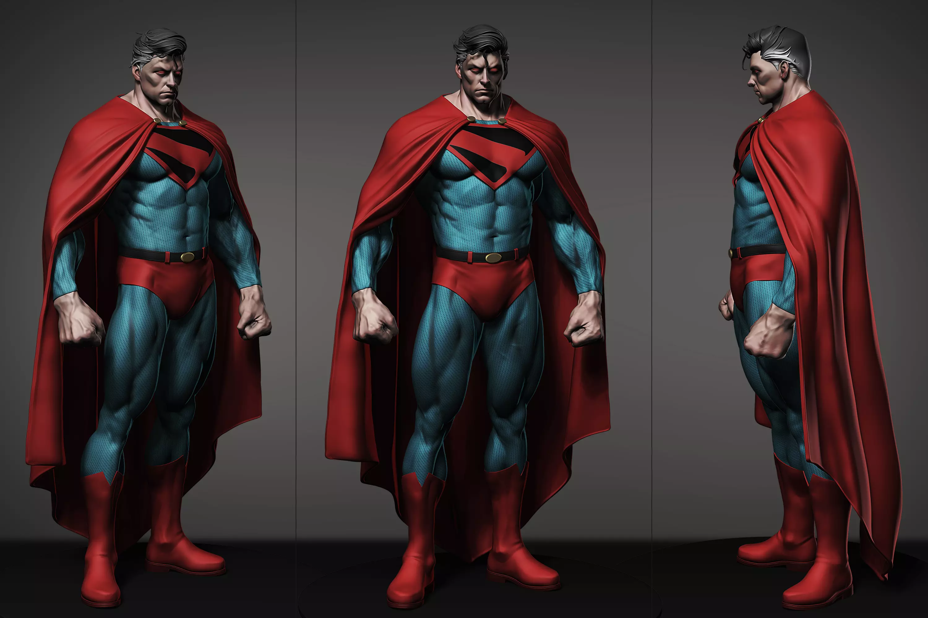 SUPERMAN ZTL 3D print model_0