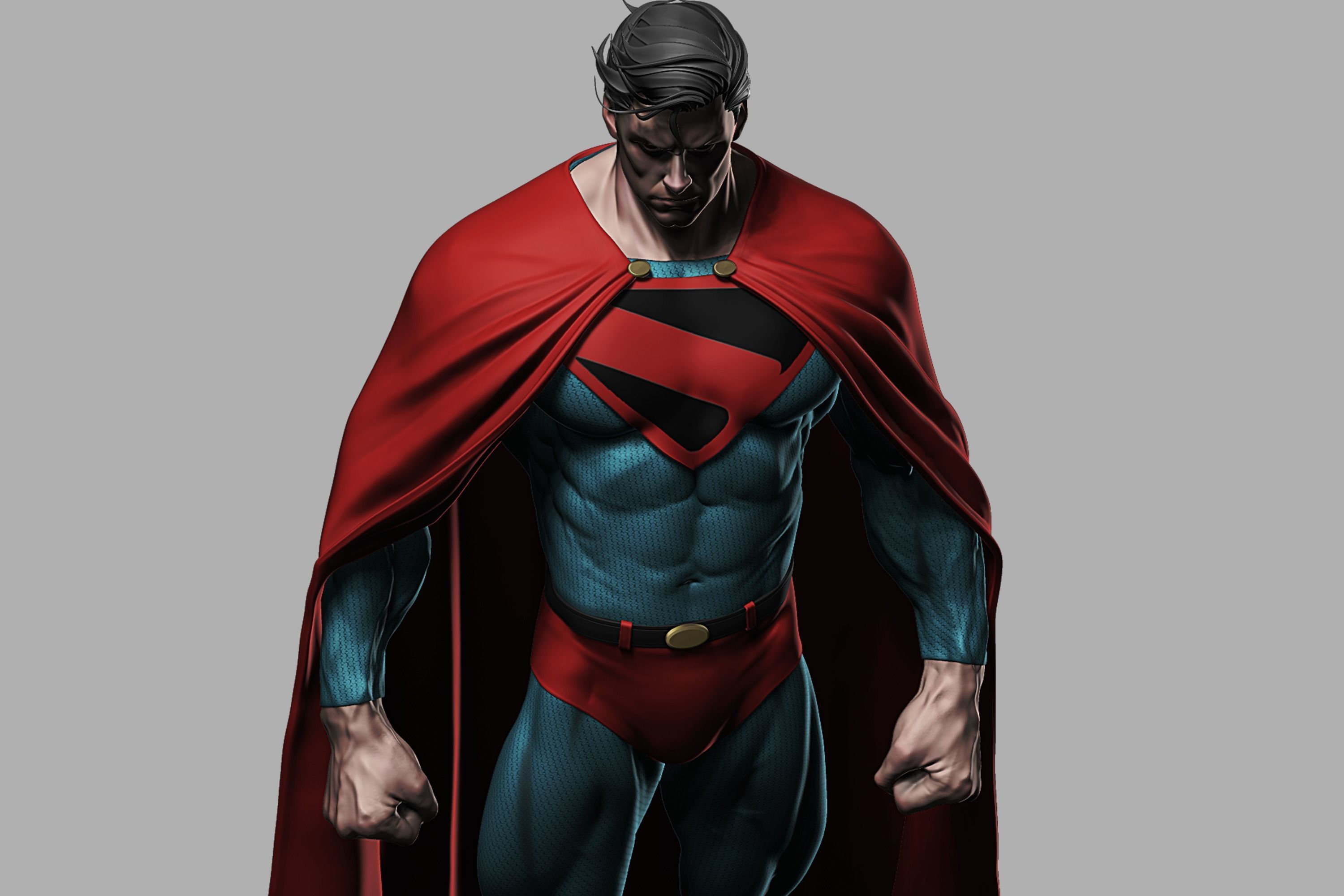 SUPERMAN ZTL 3D print model_1