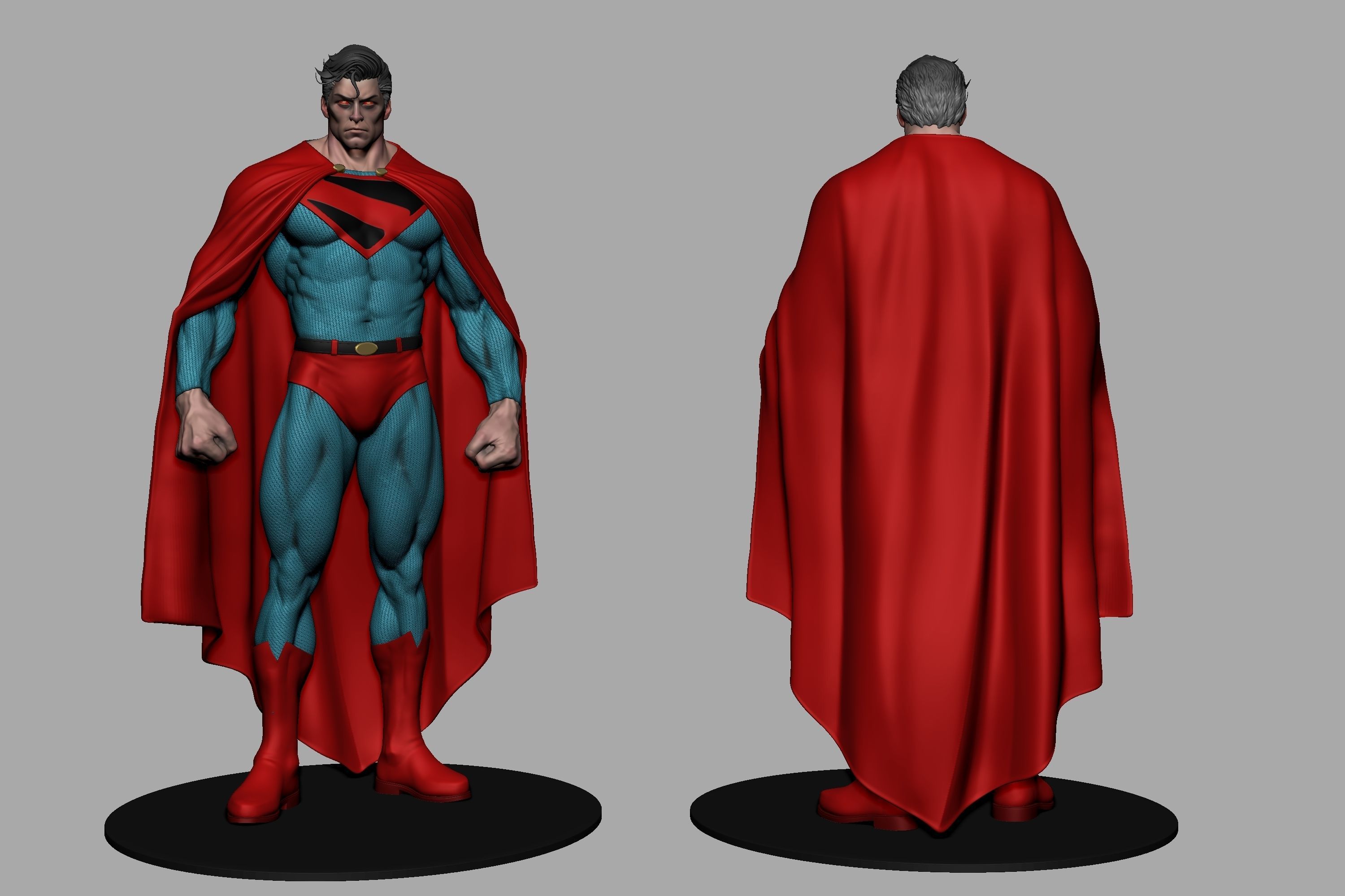 SUPERMAN ZTL 3D print model_2
