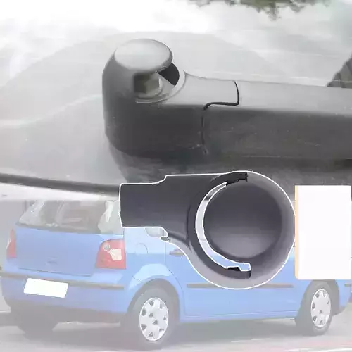 vw polo rear wiper arm cover 3D print model