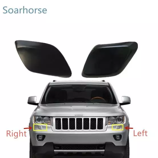 jeep cherokee front bumper nozzel covers 3D print model