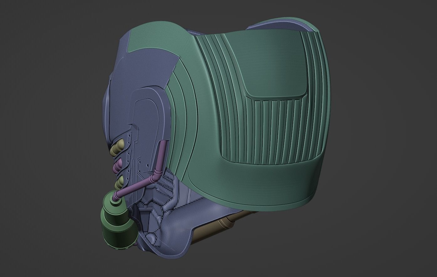 Star-Lord Helmet from Guardians of the Galaxy 3D print model_7