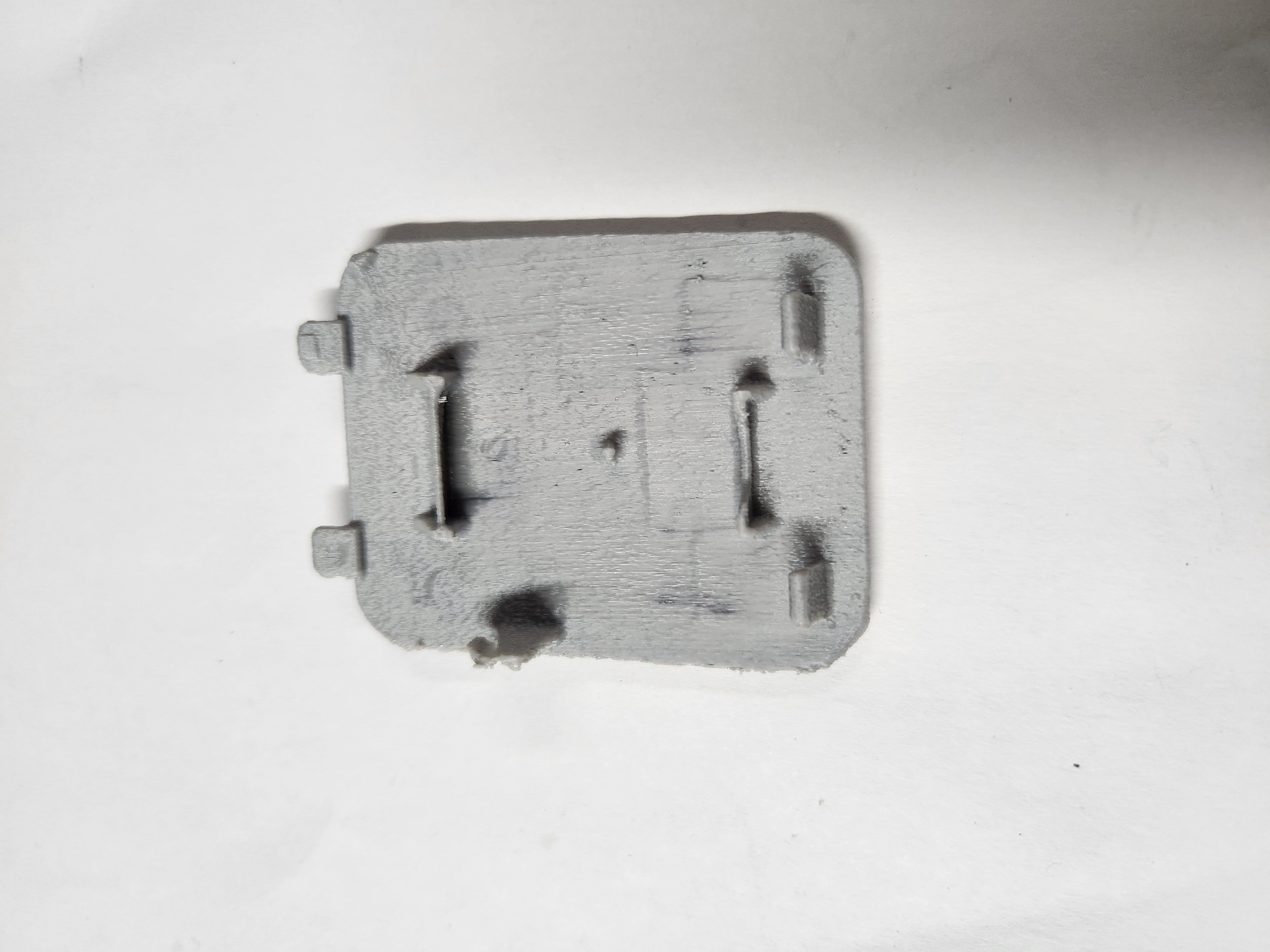 mercedes E200 w211 rear bumper tow cover 3D print model_1