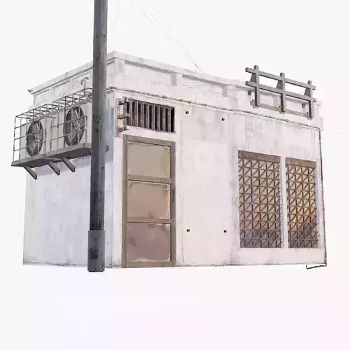 3D Store Market Building model